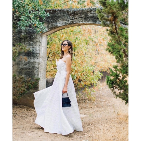 Mestiza New York NEW White Puff Puff Strapless Ball Gown - Women's‎ Size 6 - Picture 16 of 16